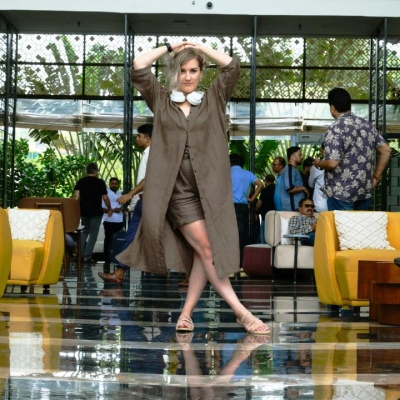 사진작가 Нячанг에서