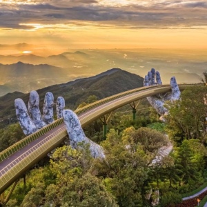 다낭 2일. "신의 손" 황금 다리 + 호이안