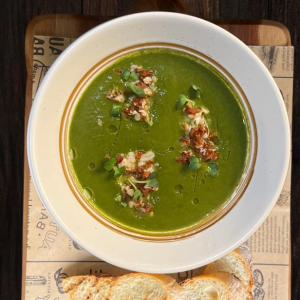 크림 시금치 수프