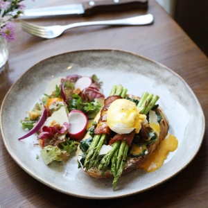 베이컨 아스파라거스 플로렌틴